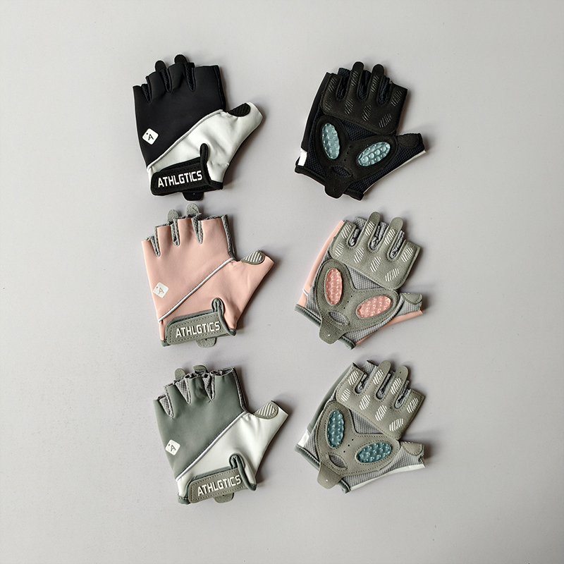 Cycling Glove Padded - Fitness kadın Yarım Parmak Eldiven Anti