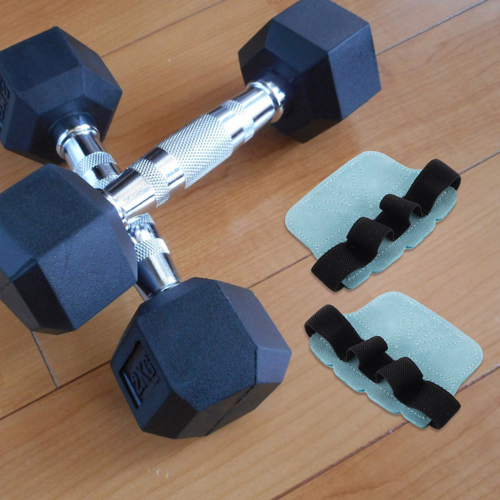 Workout Glove Gym - Dört Parmaklı Kaldırma Tutamakları, Güç Kaldırma