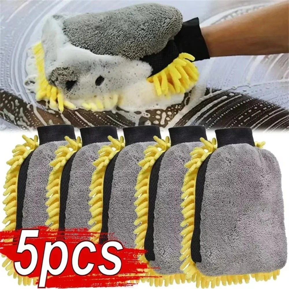 Gardening Glove Waterproof - 1/5 adet araba bulaşık eldivenleri su