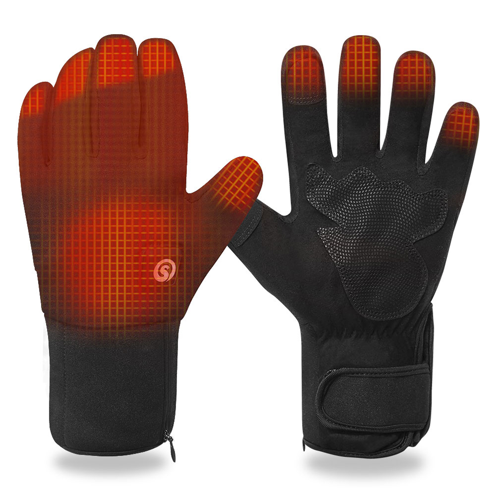 Ski Glove Waterproof - Pil ile kış elektrikli ısıtmalı eldiven