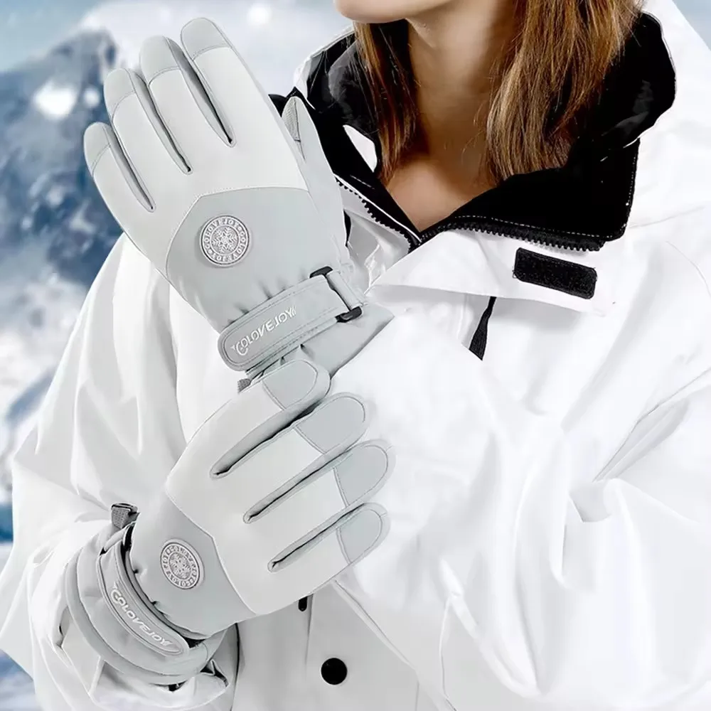 Ski Glove Waterproof - Su geçirmez kayak eldivenleri kadın kış