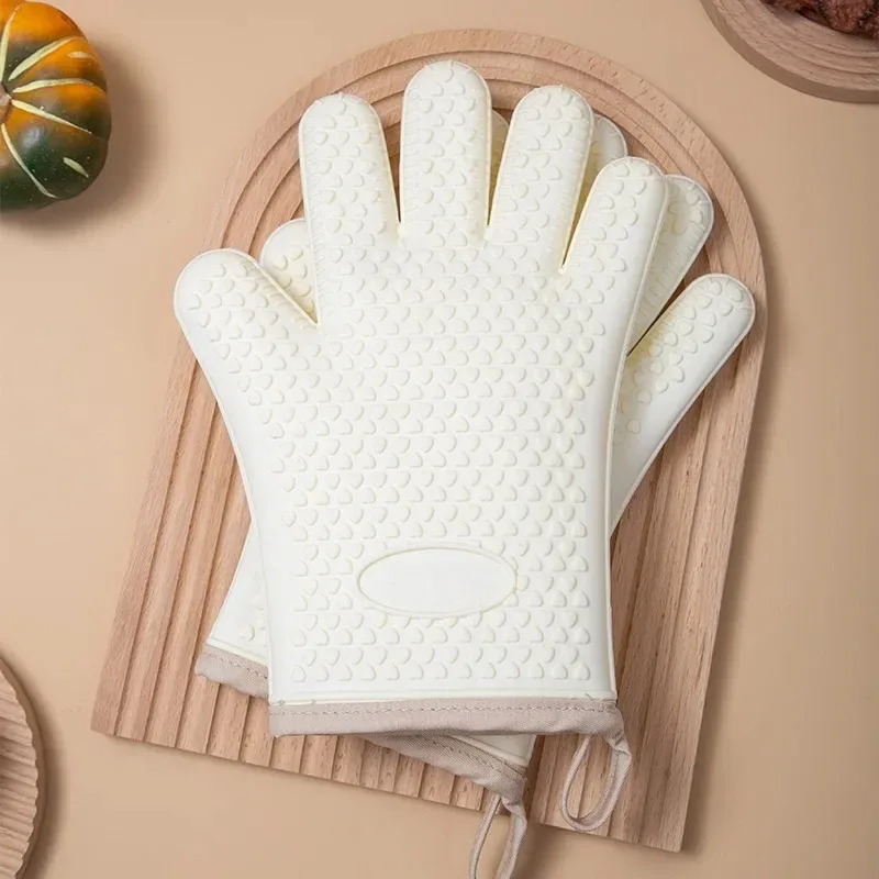 Oven Mitt Silicone - 1 Adet Isı Önleyici El Örtüsü,