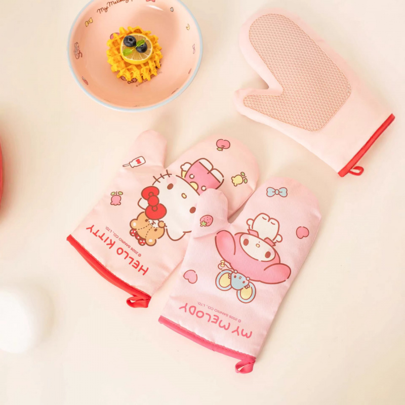 Hello Kitty Kuromi Silikon Eld - Oven Mitt Silicone incelemesi ve fiyatı