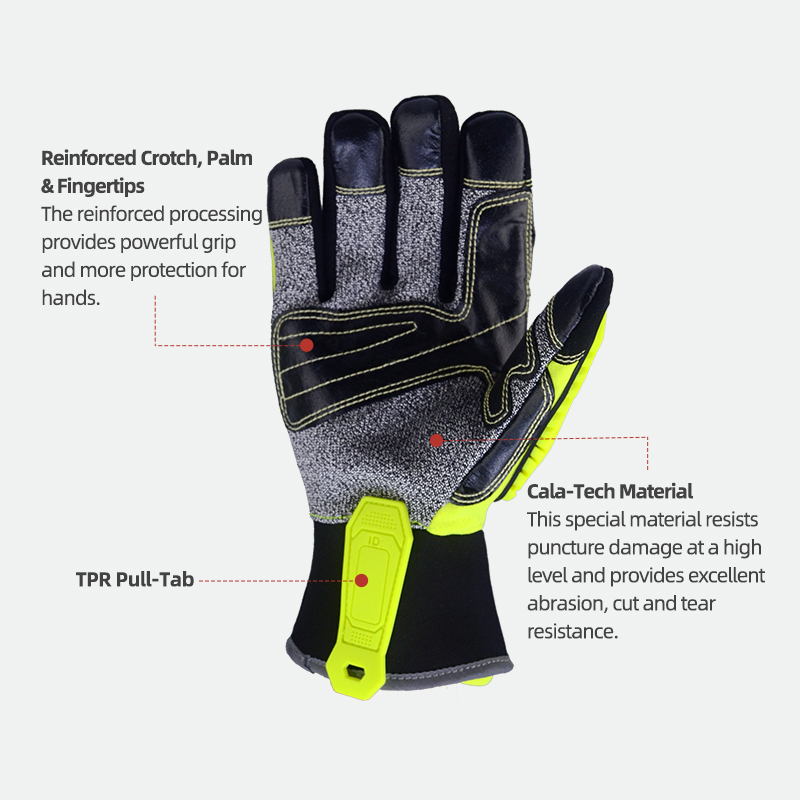XYEHS ANSI CUT A5 Kurtarma ve  - Work Glove Impact incelemesi ve fiyatı