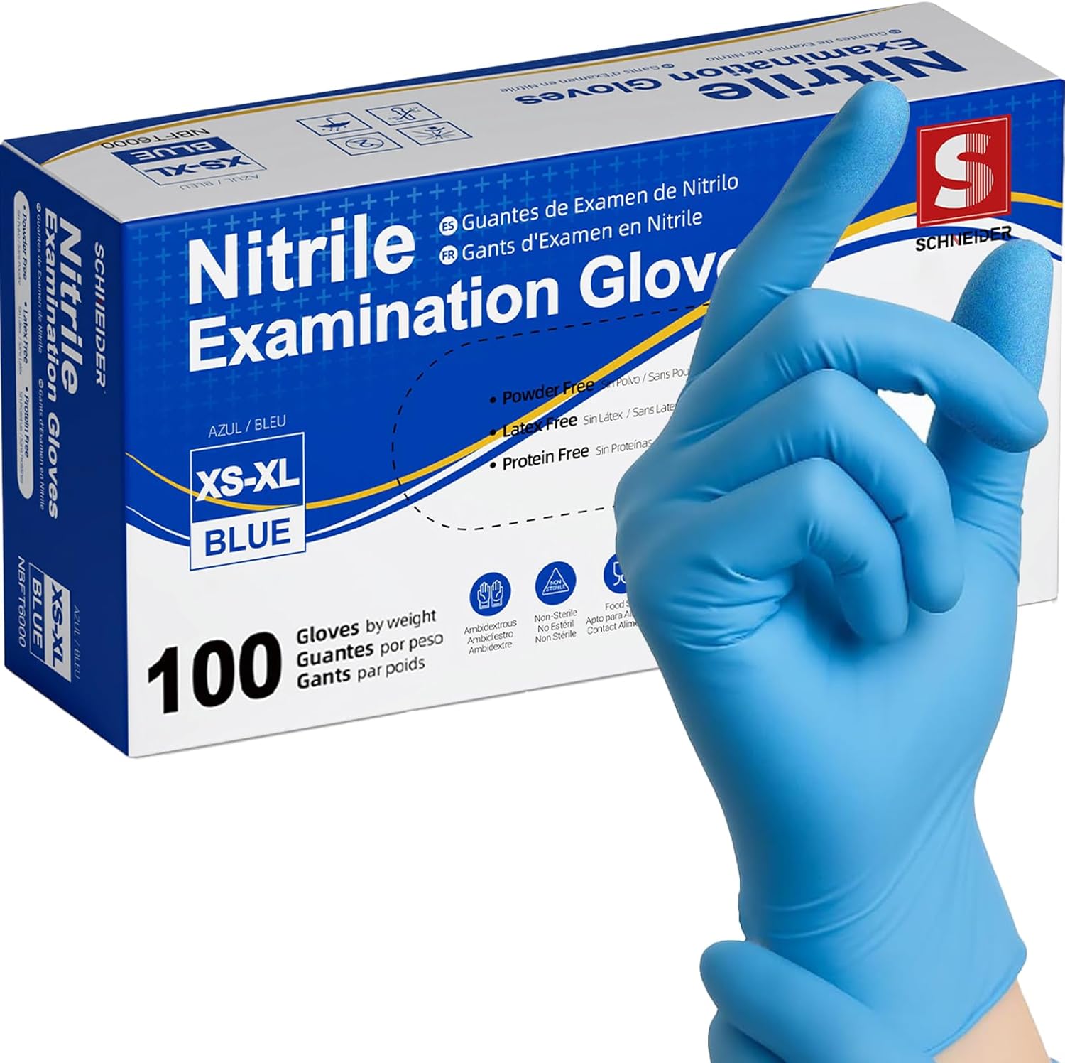Tıbbi Sınıf Nitril Muayene Eld - Exam Glove Nitrile incelemesi ve fiyatı