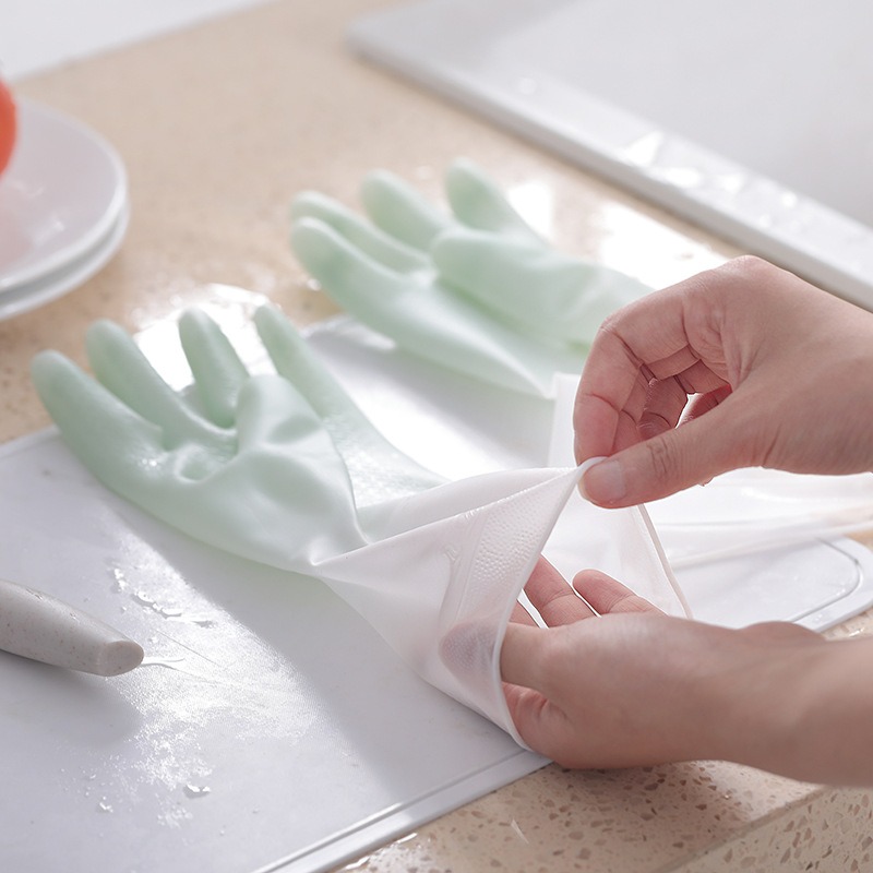 PVC Çift Renkli Bulaşık Yıkama - Dish Glove Rubber incelemesi ve fiyatı