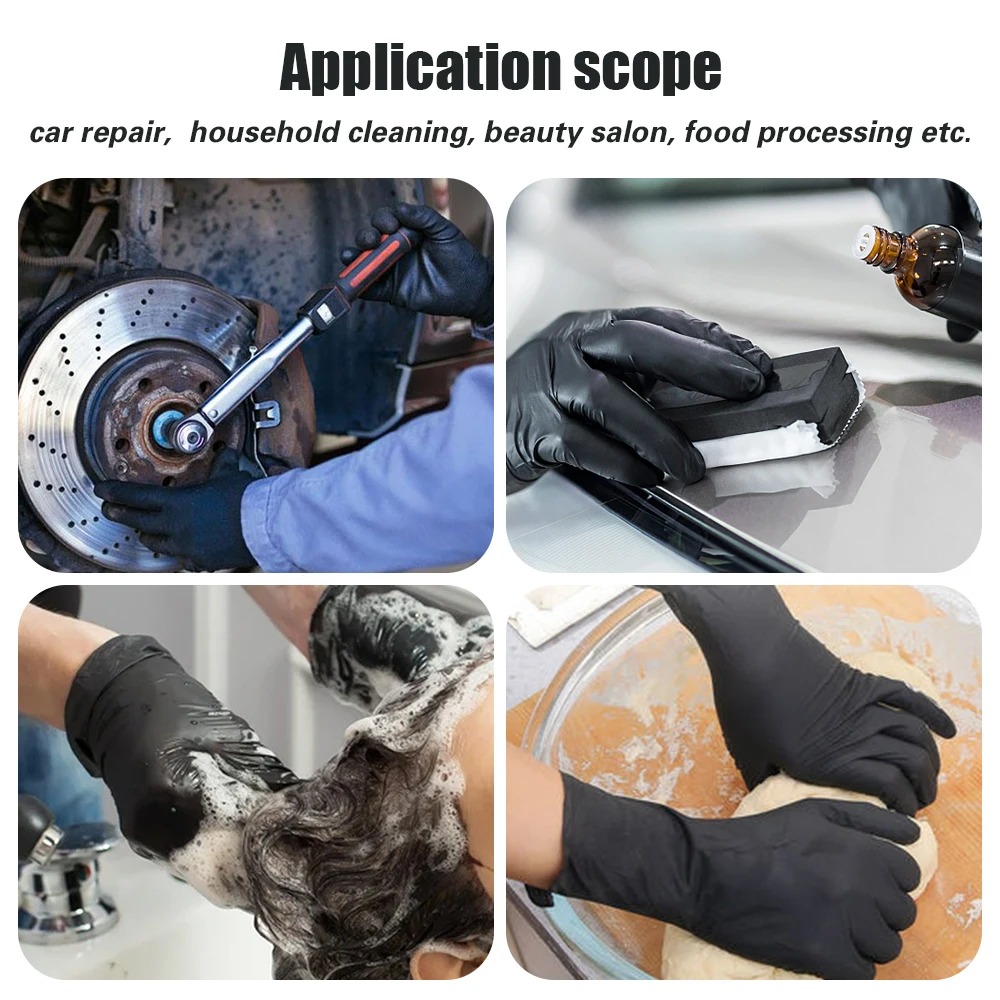 Siyah Tek Kullanımlık Nitril E - Nitrile Mechanic Glove incelemesi ve fiyatı