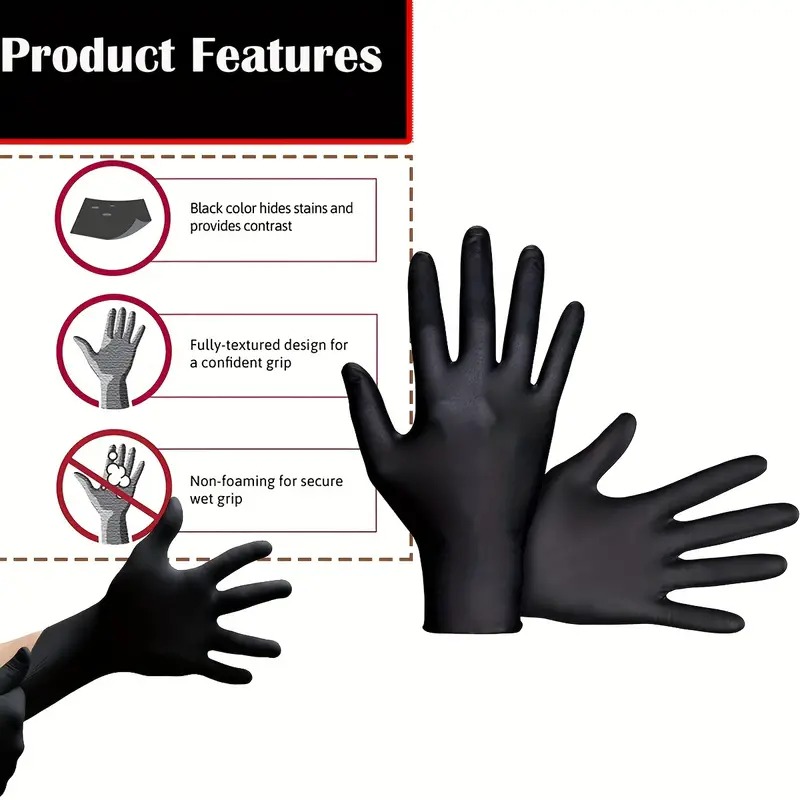 Siyah Tek Kullanımlık Nitril E - Nitrile Mechanic Glove incelemesi ve fiyatı