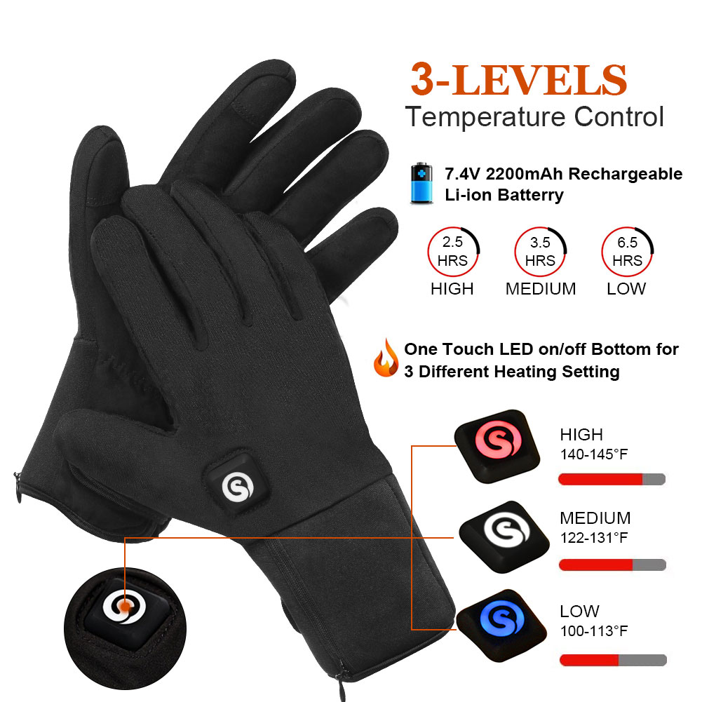 Pil ile kış elektrikli ısıtmal - Ski Glove Waterproof incelemesi ve fiyatı