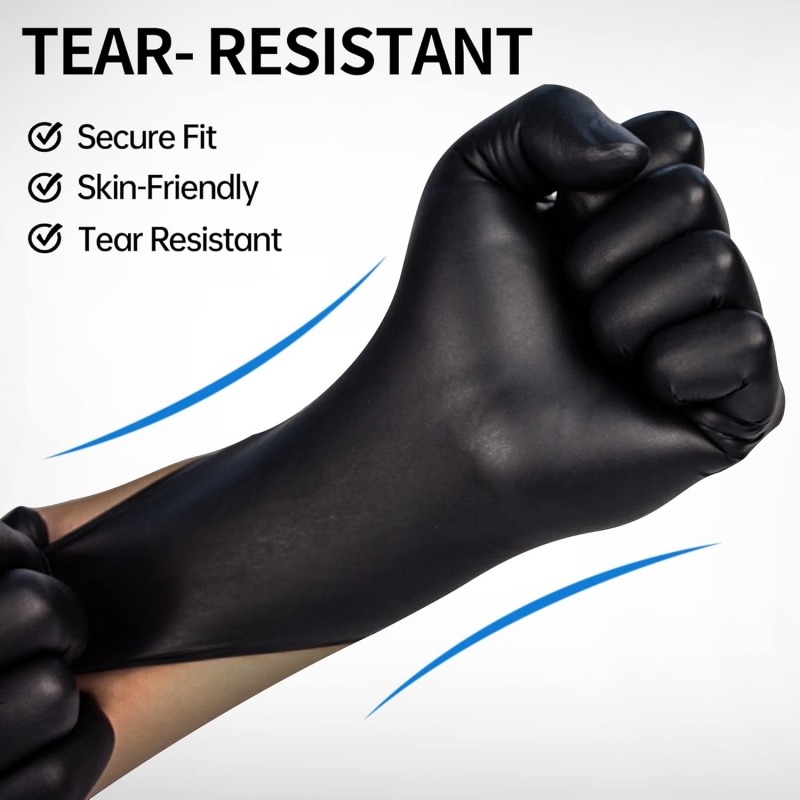 100 adet siyah nitril eldiven  - Latex Disposable Glove incelemesi ve fiyatı
