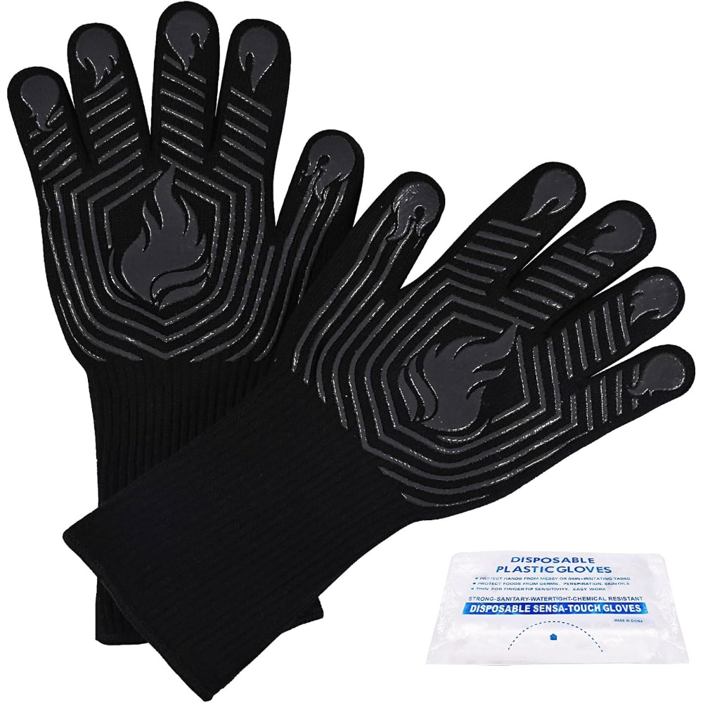 Barbekü Eldivenleri, 1472 ° F  - Oven Mitt Silicone incelemesi ve fiyatı